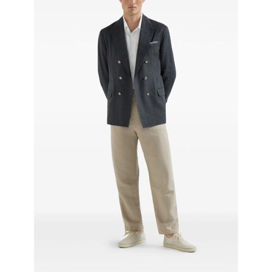 26SS 브루넬로 쿠치넬리 긴팔 셔츠 MM6840658 C001 WHITE - BRUNELLO CUCINELLI