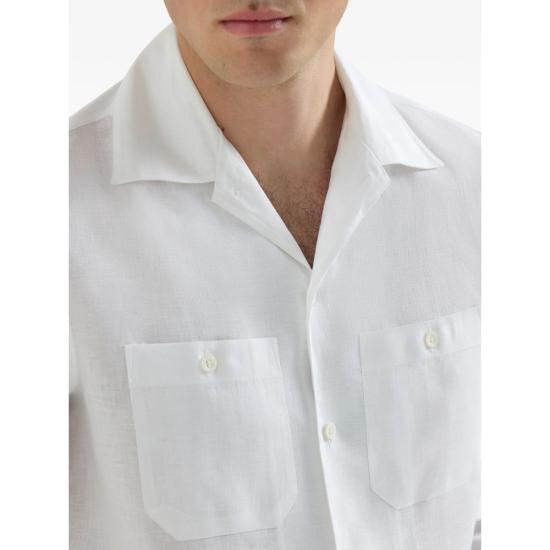 26SS 브루넬로 쿠치넬리 긴팔 셔츠 MM6840658 C001 WHITE - BRUNELLO CUCINELLI