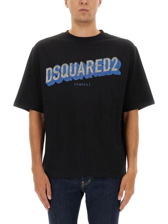  디스퀘어드2 반팔 티셔츠 Dsquared2 로고 티셔츠