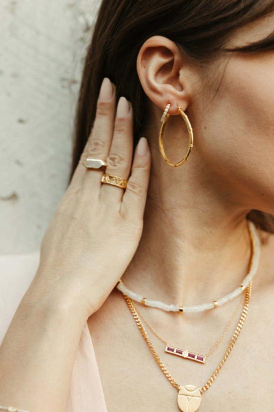  시에라 윈터 주얼리 이어링 뮤즈 후프 - SIERRA WINTER JEWELRY