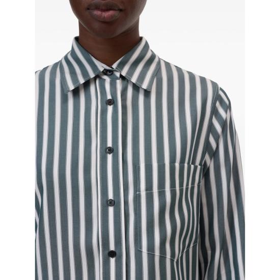 26SS 클로즈드 셔츠 C94375 532 22 669 GREEN WHITE - CLOSED