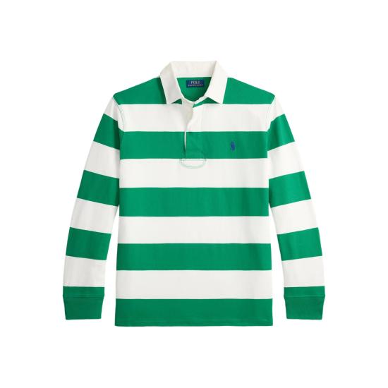 26SS 랄프 로렌 폴로 티셔츠 710717116502 WHITE GREEN WHITE