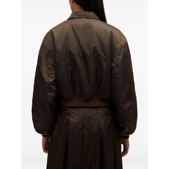 26SS 가니 나일론 봄버 자켓 A1010046 ZWX BROWN - GANNI