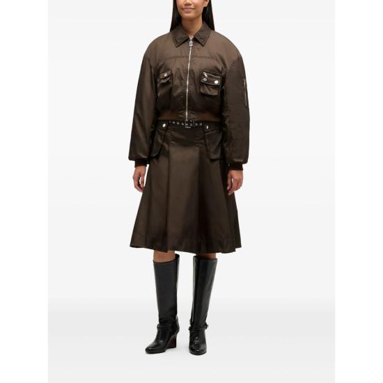 26SS 가니 나일론 봄버 자켓 A1010046 ZWX BROWN - GANNI