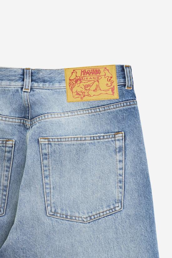  마리아노 데님 팬츠 Magliano 플랫톤  진 시안 - MAGLIANO