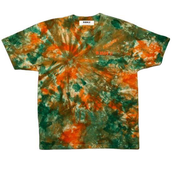  WHOLE 반팔 티셔츠 남녀공용 숲 전체 프린트 티셔츠