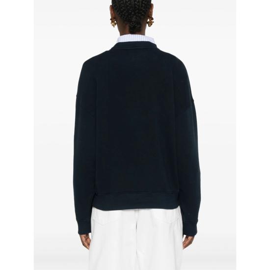 26SS 바쉬 긴팔 티셔츠 BENJAMIN MARIN BLUE YELLOW - BA&SH