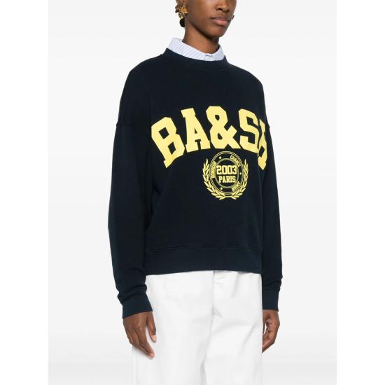 26SS 바쉬 긴팔 티셔츠 BENJAMIN MARIN BLUE YELLOW - BA&SH