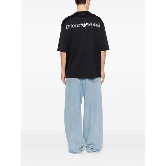 26SS 엠포리오 아르마니 반팔 티셔츠 AF24470 EM005737 UB118 BLUE - EMPORIO ARMANI