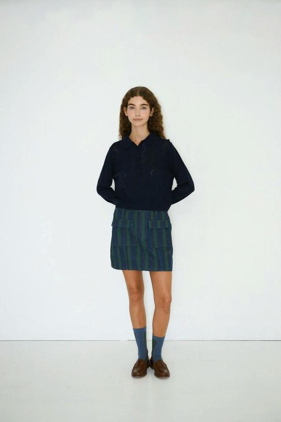  TINY BIG SISTER 데님 자켓 타이니 빅 시스터 박시 스트라이프 재킷 - OTHER BRANDS