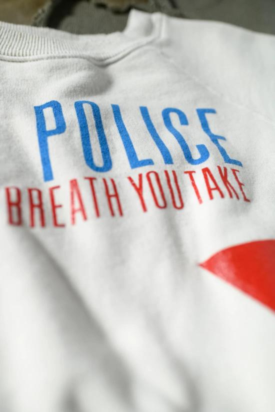  메이드원 스웨터 남녀공용 Made Worn Every Breath You Take 스웨트셔츠 화이트 멀티 - MADEWORN