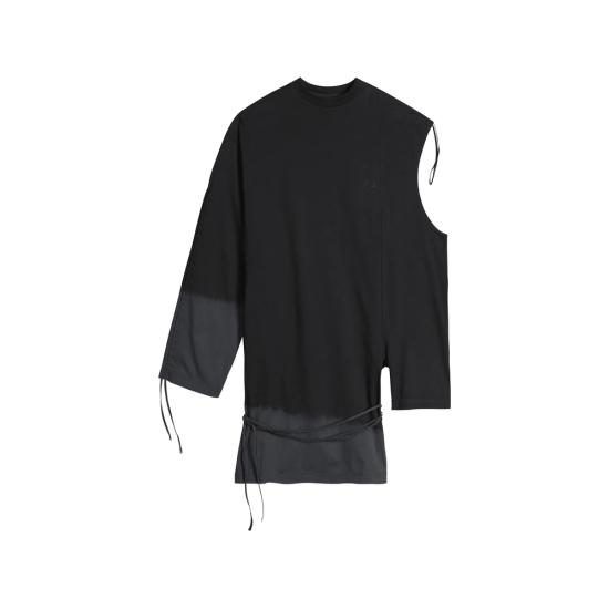 26SS 와이쓰리 민소매 티셔츠 KR0096 BLACK BLACK GREY - Y-3