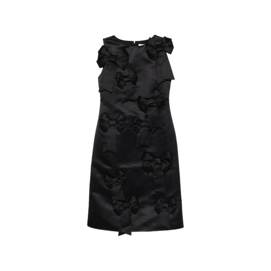 26SS 가니 미디 원피스 A1030185 099 BLACK