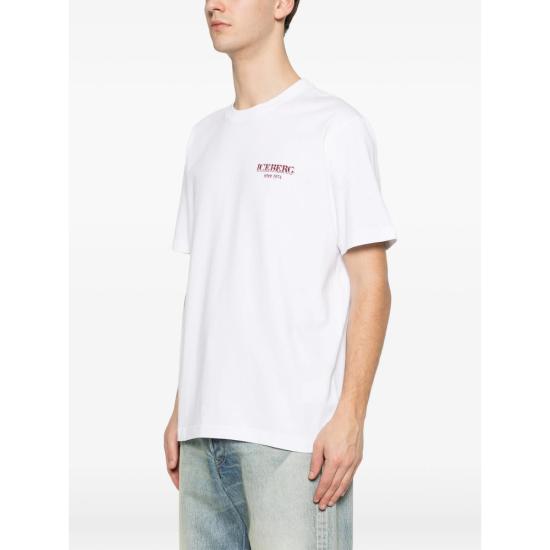 26SS 아이스 비 아이스버그 반팔 티셔츠 F046 627A 1101 WHITE - ICE B ICEBERG