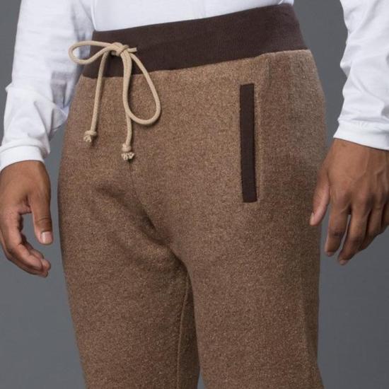  THADDEUS O'NEIL 트레이닝/조거 팬츠 태디어스 오닐 울 파이프  브라운 - OTHER BRANDS