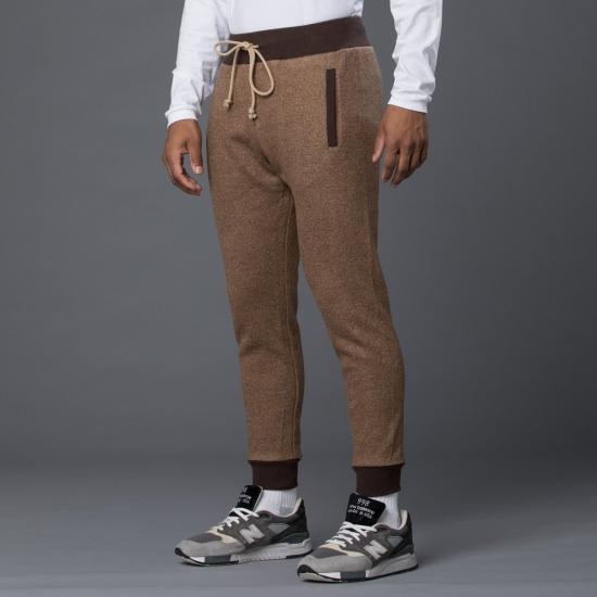  THADDEUS O'NEIL 트레이닝/조거 팬츠 태디어스 오닐 울 파이프  브라운 - OTHER BRANDS