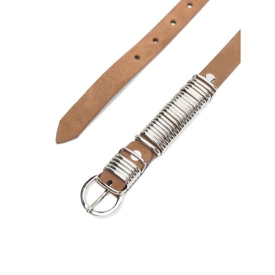 26SS 페데리카 토시 레귤러 벨트 FTE26CT06 RING BROSI BROWN - FEDERICA TOSI