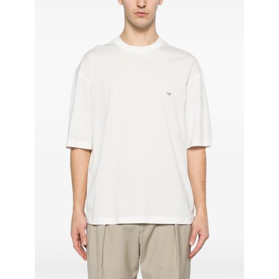 26SS 엠포리오 아르마니 반팔 티셔츠 AF24470 EM005737 U0003 WHITE - EMPORIO ARMANI