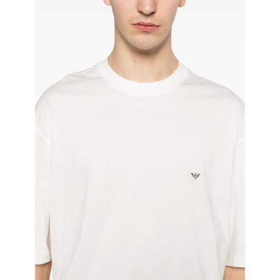 26SS 엠포리오 아르마니 반팔 티셔츠 AF24470 EM005737 U0003 WHITE - EMPORIO ARMANI