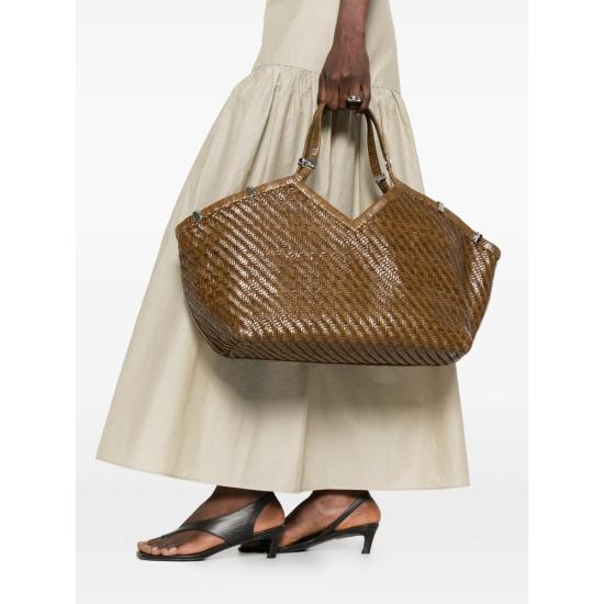 26SS 베네데따부르치케스 토트백 USHA LA GRANDE 157 BROWN - BENEDETTA BRUZZICHES