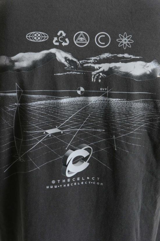  THE CELECT 반팔 티셔츠 셀렉트 관점 T 블랙 - THE CELECT