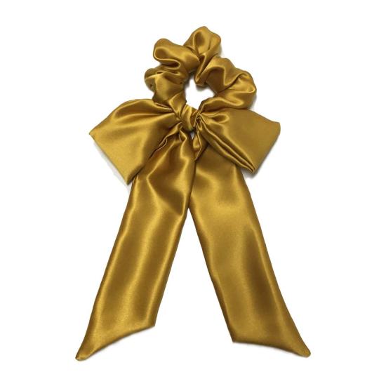  크리스텔 바라자 헤어 액세서리 금잔화 실크 스카프 스크런치 - KRYSTELL BARRAZA
