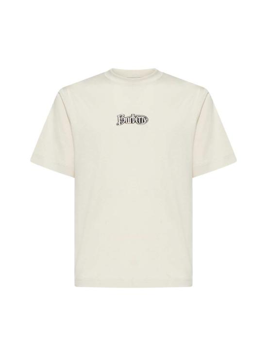  버버리 반팔 티셔츠 샌드 코튼 티셔츠 툰드라