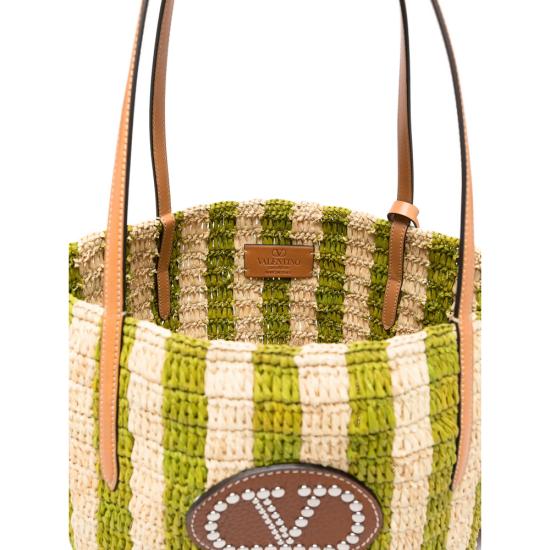 26SS 발렌티노 가라바니 토트백 8W2B0R37UHK C0H GREEN NEUTRALS - VALENTINO GARAVANI