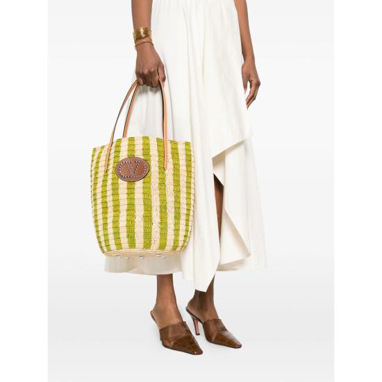 26SS 발렌티노 가라바니 토트백 8W2B0R37UHK C0H GREEN NEUTRALS - VALENTINO GARAVANI