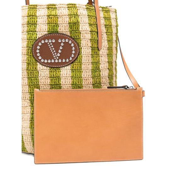 26SS 발렌티노 가라바니 토트백 8W2B0R37UHK C0H GREEN NEUTRALS - VALENTINO GARAVANI