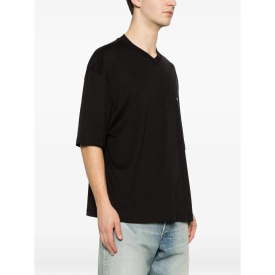 26SS 엠포리오 아르마니 반팔 티셔츠 AF24470 EM005277 UC001 BLACK - EMPORIO ARMANI