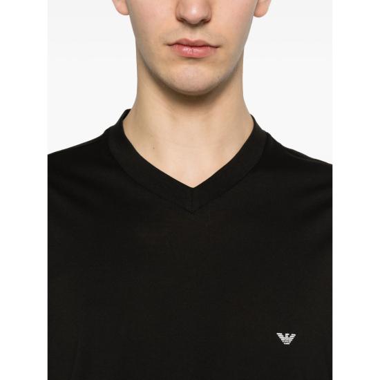 26SS 엠포리오 아르마니 반팔 티셔츠 AF24470 EM005277 UC001 BLACK - EMPORIO ARMANI