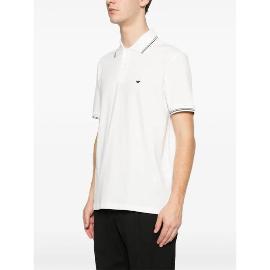 26SS 엠포리오 아르마니 폴로 티셔츠 AF23090 EM004607 U0003 WHITE - EMPORIO ARMANI