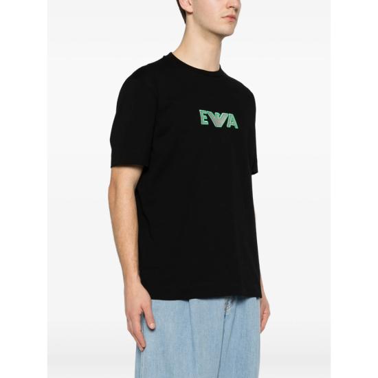 26SS 엠포리오 아르마니 반팔 티셔츠 AF13715 EM005233 UC001 BLACK - EMPORIO ARMANI