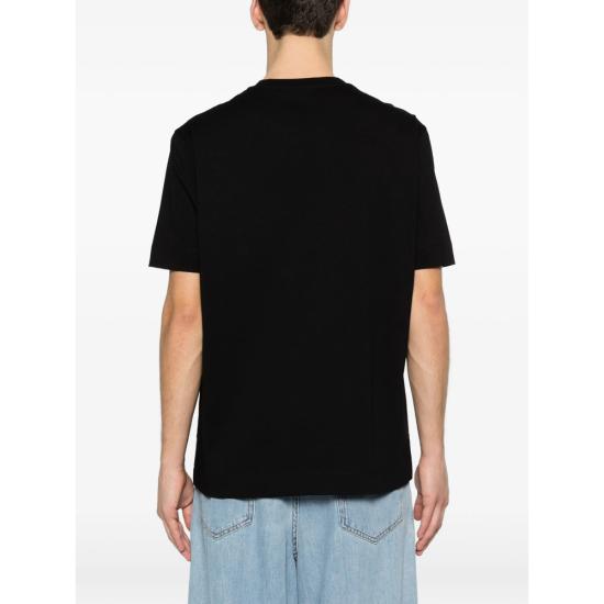 26SS 엠포리오 아르마니 반팔 티셔츠 AF13715 EM005233 UC001 BLACK - EMPORIO ARMANI