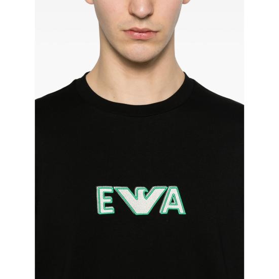 26SS 엠포리오 아르마니 반팔 티셔츠 AF13715 EM005233 UC001 BLACK - EMPORIO ARMANI