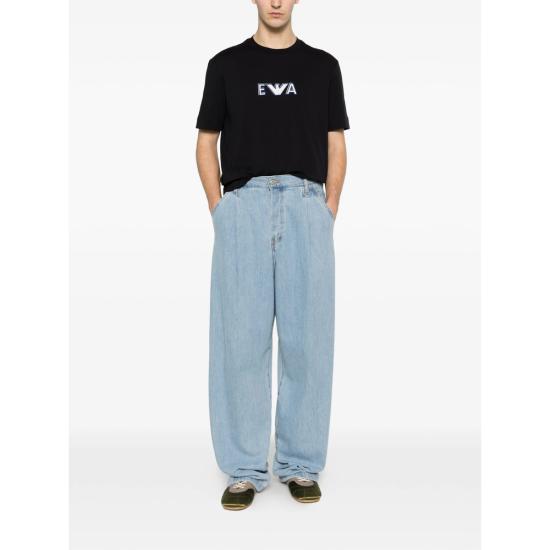 26SS 엠포리오 아르마니 반팔 티셔츠 AF13715 EM005233 UB118 BLUE - EMPORIO ARMANI