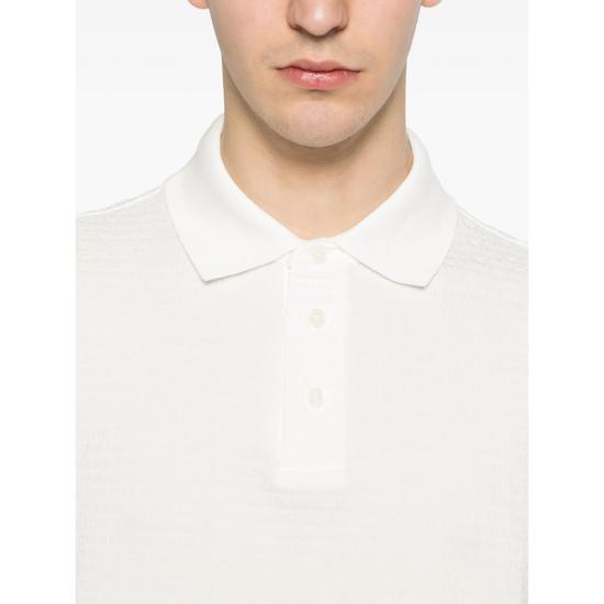 26SS 엠포리오 아르마니 폴로 티셔츠 AF10762 EM004595 F0185 WHITE - EMPORIO ARMANI