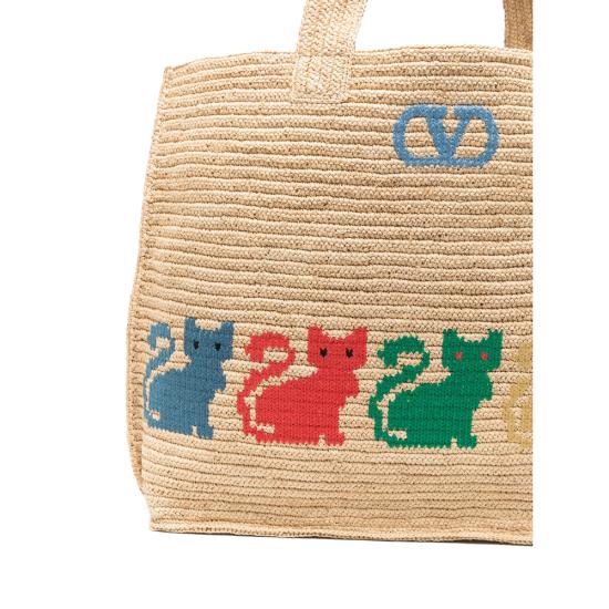 26SS 발렌티노 가라바니 토트백 8W2B0S92EQU MJ6 NEUTRALS - VALENTINO GARAVANI