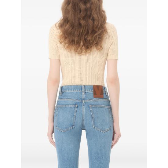 26SS 발렌티노 가라바니 폴로 티셔츠 8B3KP00JA33 A03 NEUTRALS - VALENTINO GARAVANI