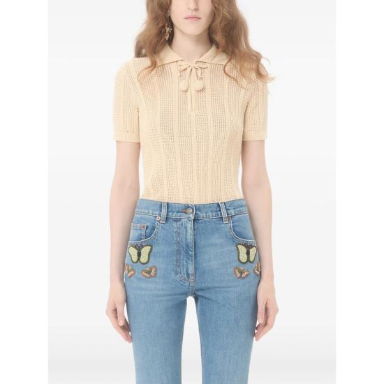 26SS 발렌티노 가라바니 폴로 티셔츠 8B3KP00JA33 A03 NEUTRALS - VALENTINO GARAVANI