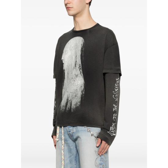 26SS Ercole Studio 긴팔 티셔츠 GF03288 VIBLK BLACK - OTHER BRANDS