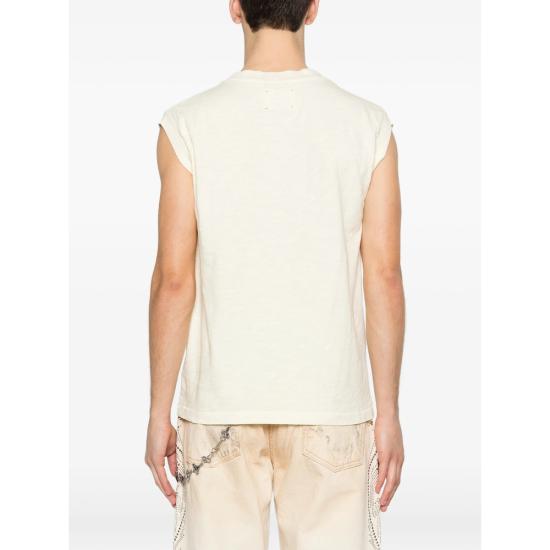 26SS Ercole Studio 민소매 티셔츠 ERSS26TS007 YELLO YELLOW RED - OTHER BRANDS