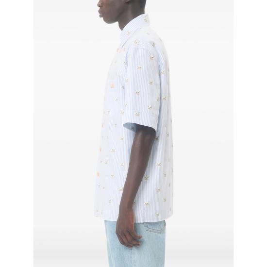 26SS 발렌티노 가라바니 반팔 셔츠 8V3AAF15B96 C4W BLUE WHITE - VALENTINO GARAVANI