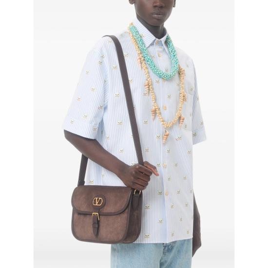 26SS 발렌티노 가라바니 반팔 셔츠 8V3AAF15B96 C4W BLUE WHITE - VALENTINO GARAVANI