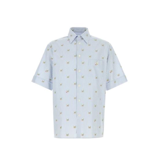 26SS 발렌티노 가라바니 반팔 셔츠 8V3AAF15B96 C4W BLUE WHITE