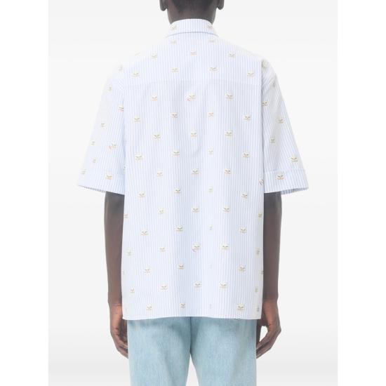 26SS 발렌티노 가라바니 반팔 셔츠 8V3AAF15B96 C4W BLUE WHITE - VALENTINO GARAVANI