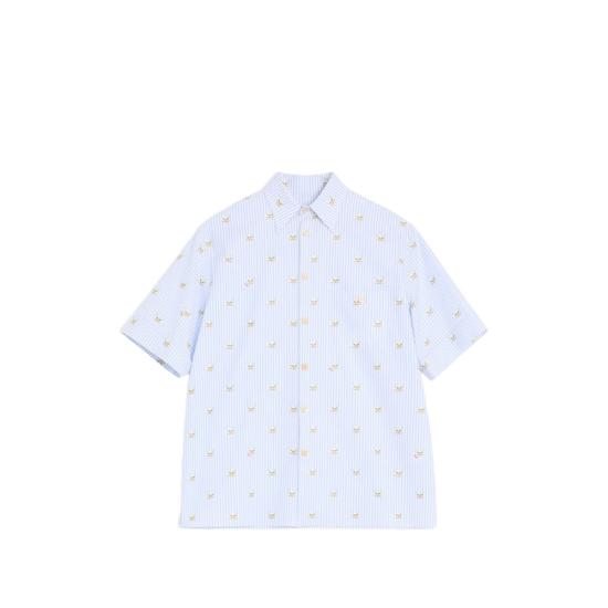 26SS 발렌티노 가라바니 반팔 셔츠 8V3AAF15B96 C4W BLUE WHITE