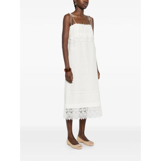 26SS 발렌티노 가라바니 미디 원피스 8B3VAJM59M4 A03 NEUTRALS - VALENTINO GARAVANI