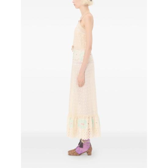 26SS 발렌티노 가라바니 미디 원피스 8B3VAJL5A2A A45 YELLOW - VALENTINO GARAVANI